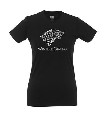 Girlie Shirt I Game of Thrones I Winter is coming I Schattenwolf