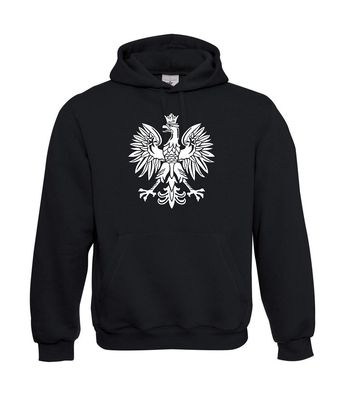 Polska Adler Wappen Logo I Sprüche I Fun I Lustig bis 5XL I Herren Hoodie