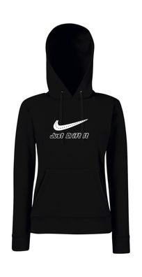 Girlie Kapuzenpullover I Just Drift It I Tuning-, Drift- und Motorsport