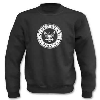 US United States Navy Logo I Fun I Sprüche I Lustig I Sweatshirt I bis 5XL