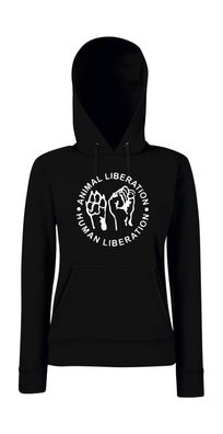 Animal Rights Liberation I Fun I Lustig I Sprüche I Girlie Kapuzenpullover