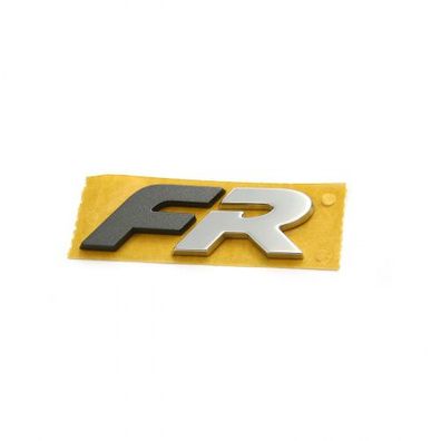 Original Seat FR Schriftzug Logo Heckklappe Formula Racing Tuning Emblem grau