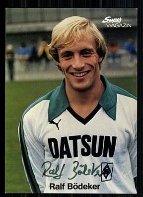 Ralf Bödeker Borussia Mönchengladbach 1980-81 Autogrammkarte + A 59747