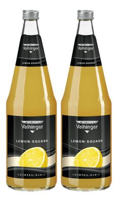 Niehoffs Vaihinger Lemon Squash 1L VDF - 2er Set inkl. Pfand Mehrweg