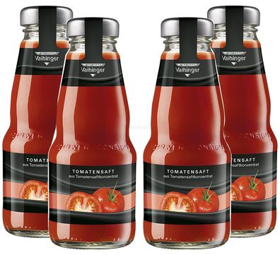 Niehoffs Vaihinger Tomatensaft 0,2L TWO - 4er Set inkl. Pfand Mehrweg