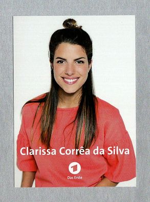 Clarissa Correa da Silva (deutsche Fernsehmoderatorin) - Originalautogramkarte