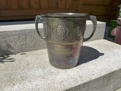 Art Deco Sektkühler Pokal 1926 Oberfrohna Sachsen Schützenkönig
