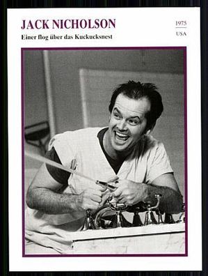 Starportraitkarte - Jack Nicholson + G 7994