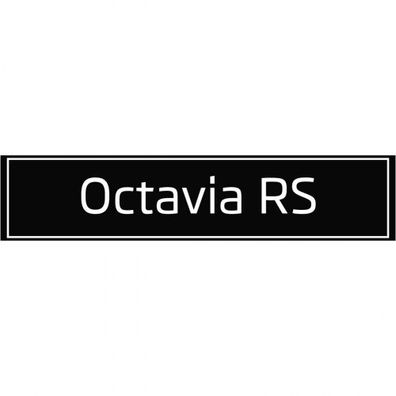 Original Skoda Octavia RS Kennzeichenschild Nummernschild Kennzeichen