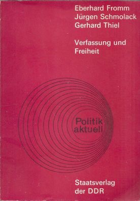 Verfassung und Freiheit (1969) Staatsverlag der DDR