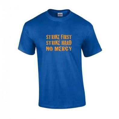 T-Shirt STRIKE FIRST blau-orange