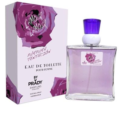 Eau de Toilette for woman 100ml L'amour Purpura tentacion Parfüm Frauenduft Prady