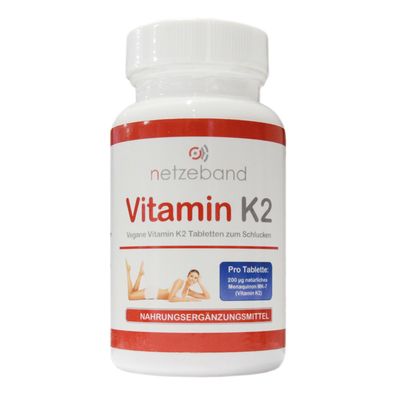 Netzeband Vitamin K2 - 180 Tabletten 200µg MK-7