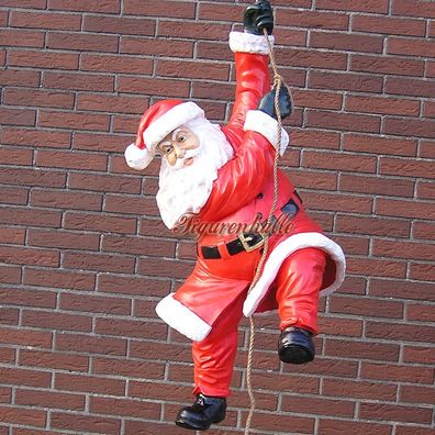 Weihnachtsmann Santa Außendekoration Advent Nikolaus Figur Weihnachts Hängend Kletter