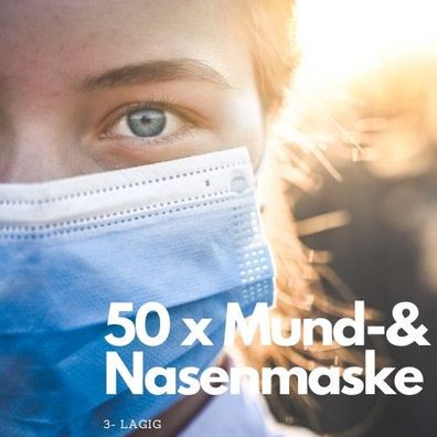 Medicura Mundmaske / Nasenmaske | 50 Stück