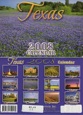 Kalender Texas aus 2008