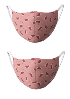 Chiemsee Nasen - & Mundschutz- Maske 2er Pack pink Melone