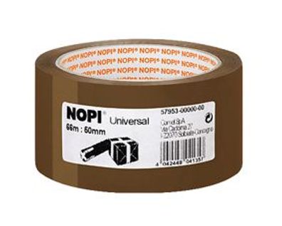 Packbänder NOPI Universal | PP , braun , B50 mm x L66 m | 1 Stück