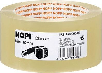 Packband NOPI Classic | PP , transparent , B50 mm x L66 m | 6 Rollen