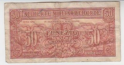 50 Groschen Banknote Österreich Alliierte Militärbehörde 1944