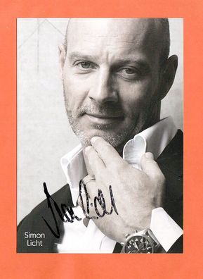 Simon Licht (deutscher Schauspieler ) - persönlich signiert