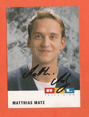 Matthias Matz (deutscher Schauspieler ) - persönlich signiert