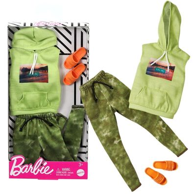 Barbie Multicolor Samba Kleid Mattel FXJ18 Trend Mode Puppen-Kleidung