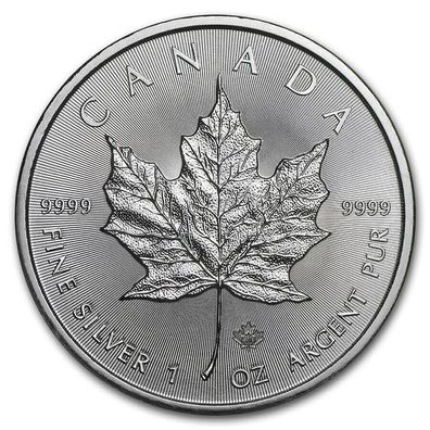 Royal Canadian Mint Kanada Maple Leaf 2020 5 CAD 1 oz 999 Silber Silbermünze