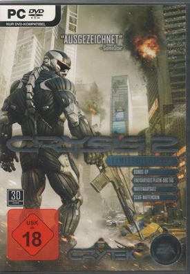 Crysis 2 Limited Edition (PC, 2011, DVD-Box) mit Anleitung und Origin Key Code