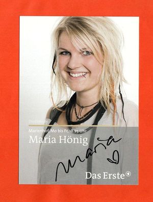 Maria Hönig ( Marienhof ) - persönlich signiert (1)