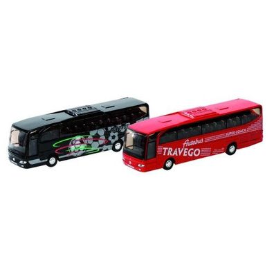 Reisebus MB Travego aus Spritzguss, 1:60, L= 18 cm