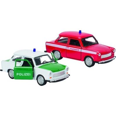 Trabant 601 Polizei, Feuerwehr aus Spritzguss