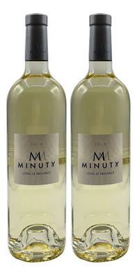 Weißwein Set - 2x M Minuty Côtes de Provence Blanc 750ml (13% Vol)- [Enthält Su