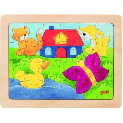 GOKI Einlegepuzzle 1000 Farben