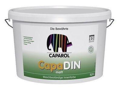 Caparol CapaDIN, 12,5 l Weiß
