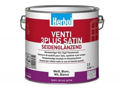 Herbol Venti 3Plus Satin 2,5l, weiss