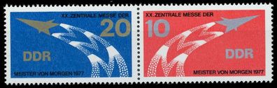 DDR Zusammendruck Nr WZd353 postfrisch WAAGR PAAR SBE5A4E