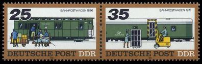 DDR Zusammendruck Nr WZd364 postfrisch WAAGR PAAR SBE5CA6