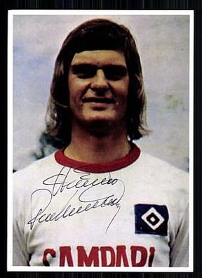 Hans Heinrich Radbruch Hamburger SV 70er Jahre Autogrammkarte Original Sign.