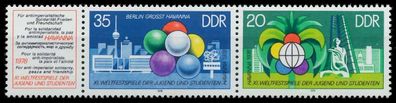 DDR Zusammendruck Nr WZd379 postfrisch 3ER STR SBE7F3A