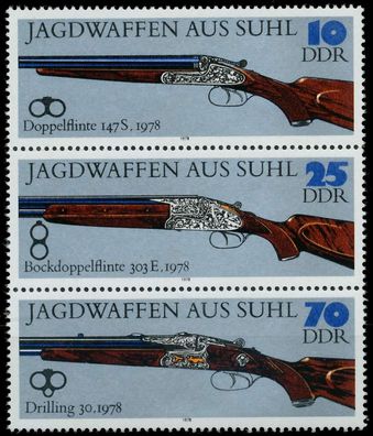 DDR Zusammendruck Nr SZd175 postfrisch 3ER STR SBE831E