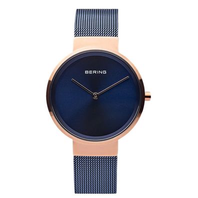 Bering Damen Uhr Armbanduhr Slim Classic - 14531-367 Meshband
