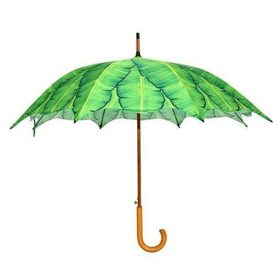 Stockschirm Schirm Esschert Design Regenschirm Automatik Bananenblätter TP336