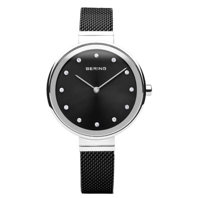 Bering Damen Uhr Armbanduhr Slim Classic - 12034-102 Meshband