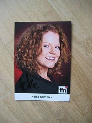 FFN Moderatorin Heike Klimmek - handsigniertes Autogramm!!!