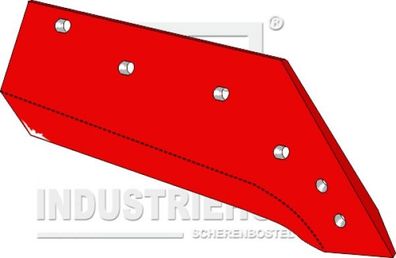 33.0138 Wechselspitzenschar - 14“ - rechts Typ Hydrein-Agrator (Kverneland)