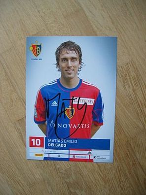 FC Basel Saison 13/14 Matias Emilio Delgado - handsigniertes Autogramm!!!