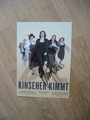 Kabarettistin und Schauspielerin Luise Kinseher - handsigniertes Autogramm!!!
