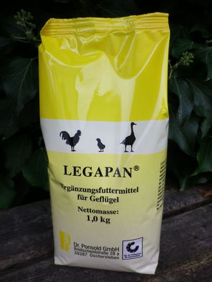 Legapan® Ergänzungsfuttermittel für Geflügel Hühner Gänse Enten Küken