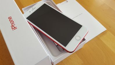 Apple iPhone 7 Plus 256GB > Rot / red --- simlockfrei / WIE NEU / TOPP !!!